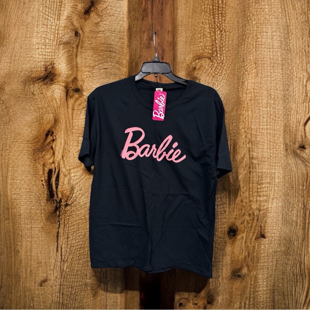 Barbie Black and Pink Short Sleeve Tee